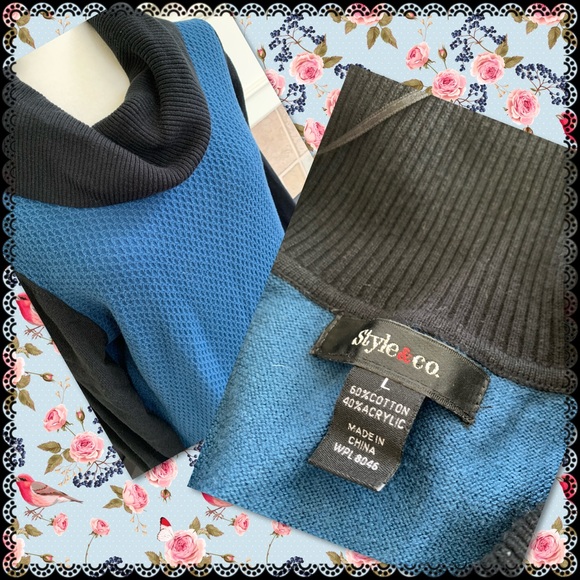 Style & Co. Cowl neck tunic top, Size L - Picture 4 of 4